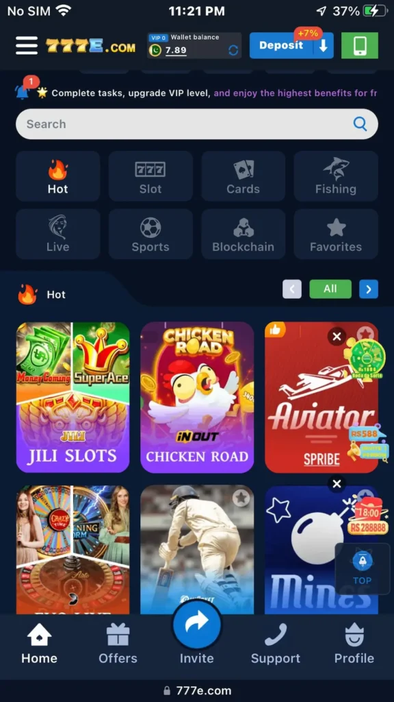 E777 Game Download
