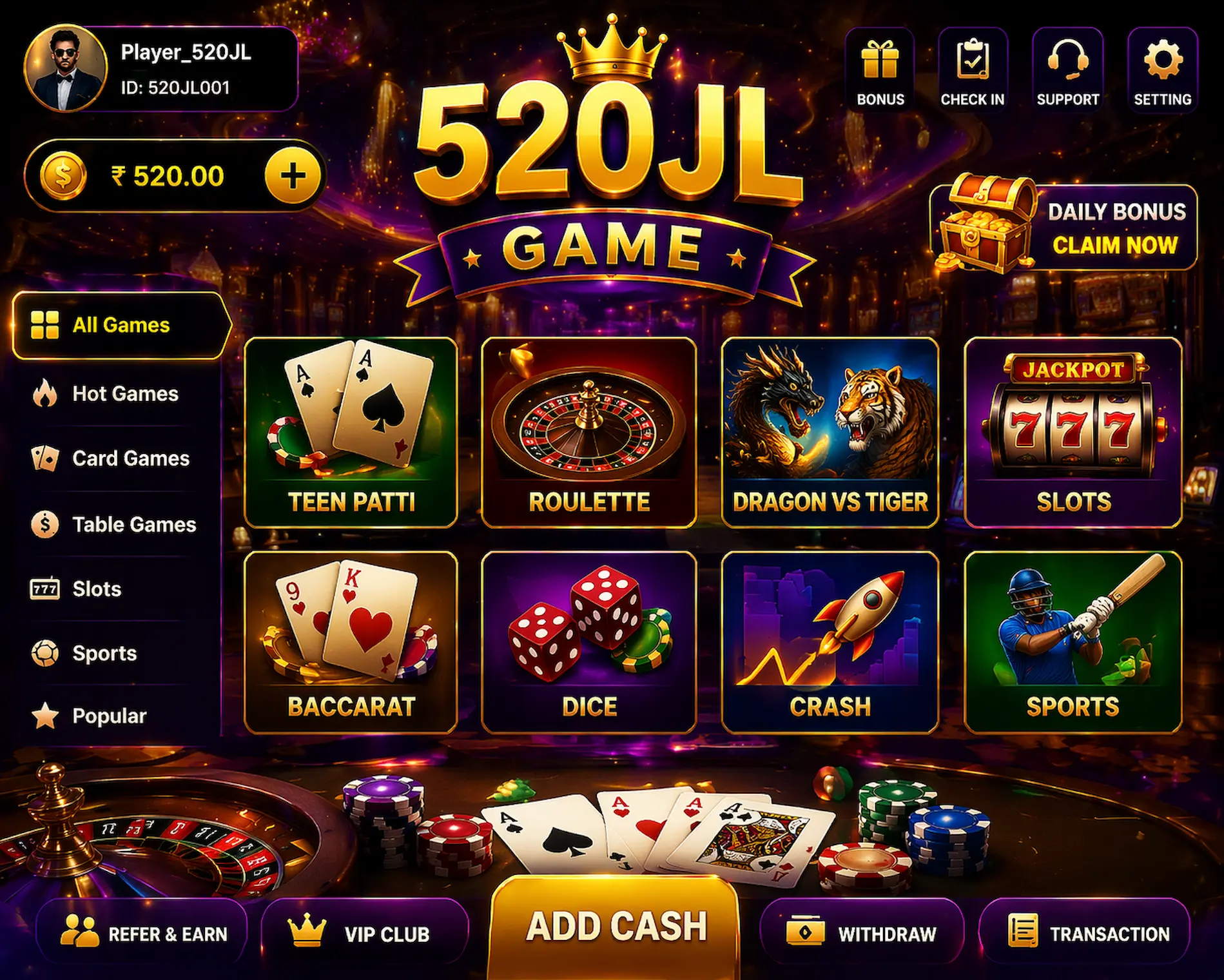 520 jl Game